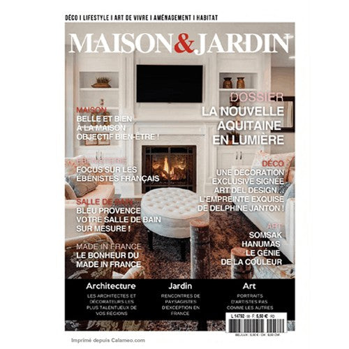 Explore our products in the magazine (Mison & Jardin) on page 98 and page 99 - EFFET MARBELLA