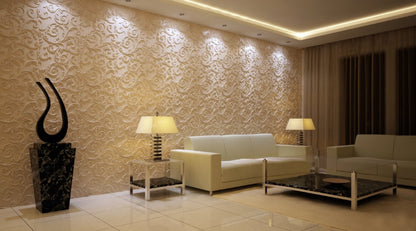 3D wall panel - Serene Flow 0150