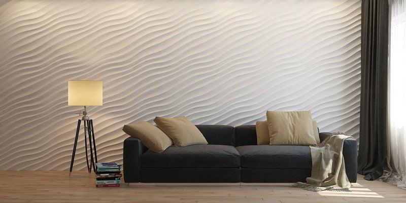 3D Waves wall Design panel - Small Waves 0078