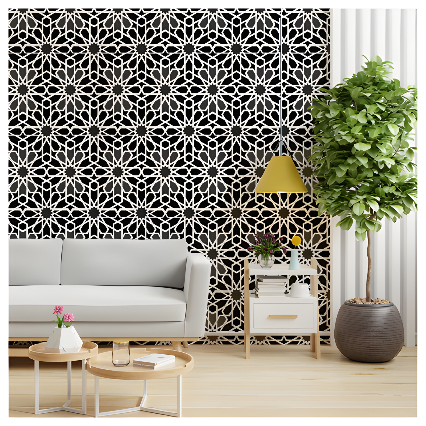 Modern Art 3D wall panel - Star Aura 0075