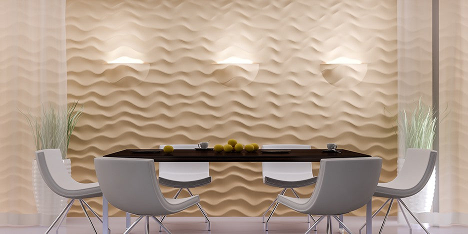 3D Waves Wall Panel - 0106