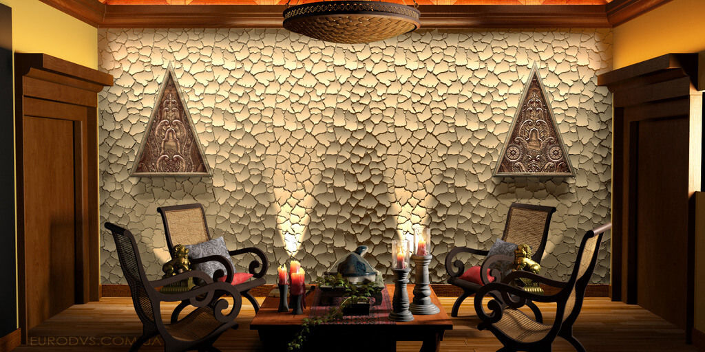 Modern Wall 3D Panel - Rocky Road 0048