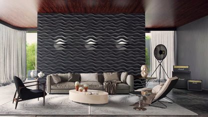 3D Waves Wall Panel - 0106