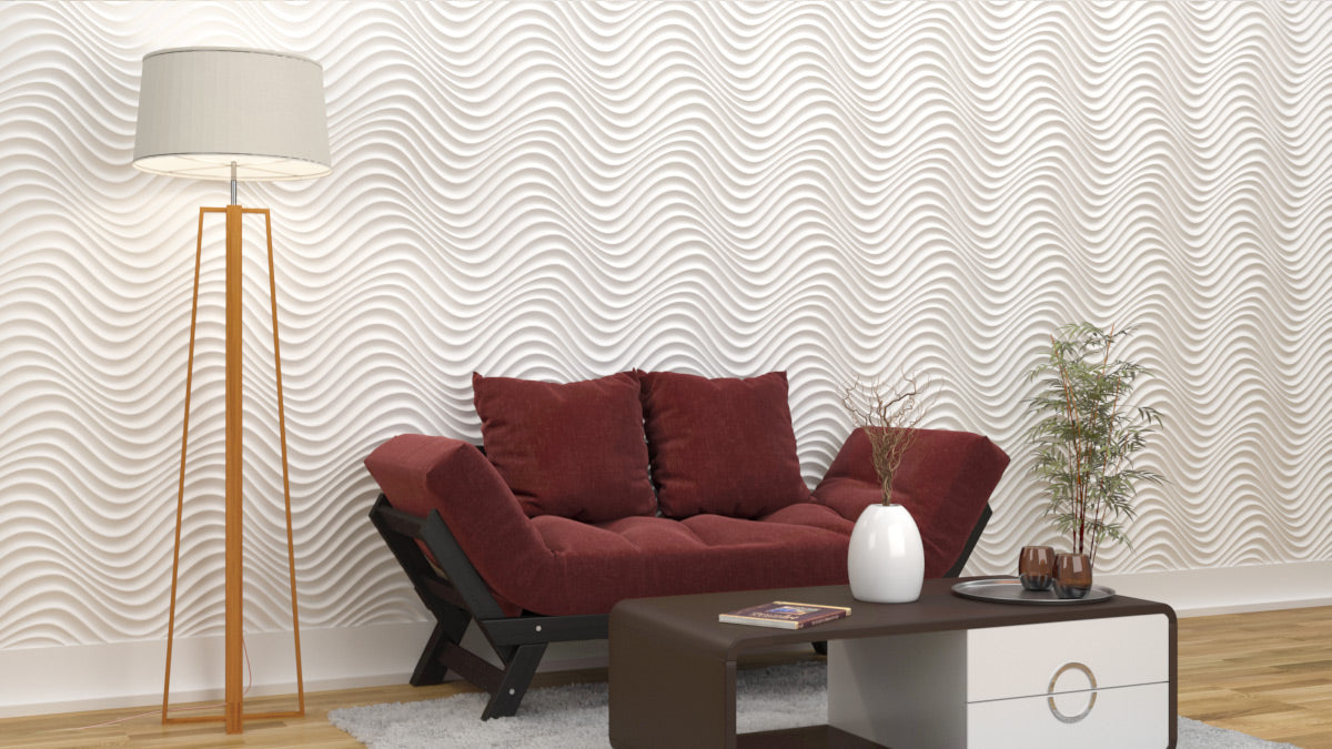 3D Livingroom wall panel - Silk Scape 0023