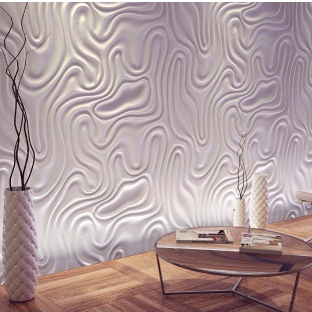 Textured 3D wall panel - Wind Illusion 0125