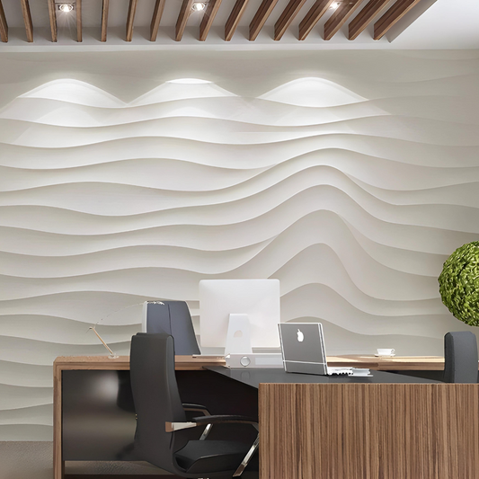 Waves 3D Wall Panel - Aqua Harmony 0077