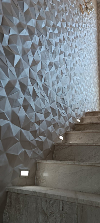 3D wall panel - Triangle Grid 0043