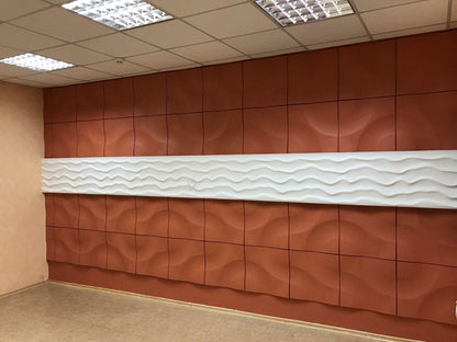 3D Waves Wall Panel - 0106