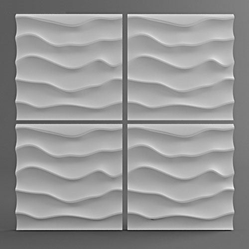 3D Waves Wall Panel - 0106