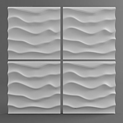 3D Waves Wall Panel - 0106