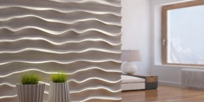 3D Waves Wall Panel - 0106