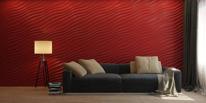 3D Waves wall Design panel - Small Waves 0078