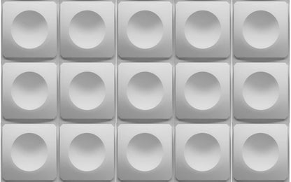 Circles Modern 3D Wall Panel - 0040