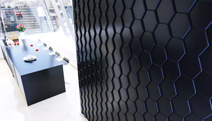 3D Honeycomb Wall Panel - Radiant Harmony 0044